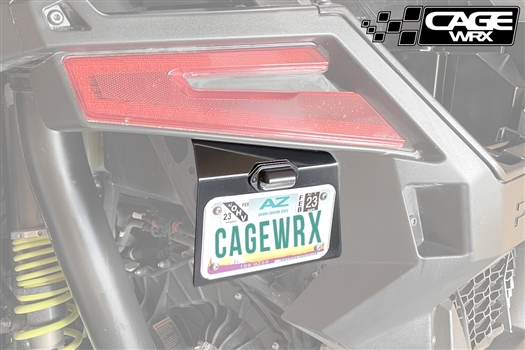 Cagewrx Polaris RZR Pro R / Pro XP License Plate Mount